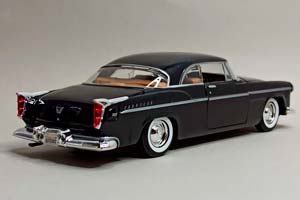CHRYSLER 300C 1955 BLACK 1:24 MOTORMAX — фото 7