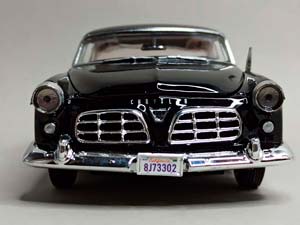 CHRYSLER 300C 1955 BLACK 1:24 MOTORMAX — фото 9