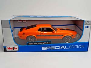 FORD MUSTANG MACH 1 1970 MAISTO 1:18 — фото 10