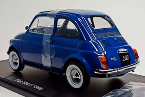FIAT 500 F 1968 BLUE 1:12 KK SCALE — фото 3