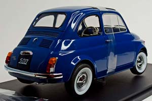 FIAT 500 F 1968 BLUE 1:12 KK SCALE — фото 5