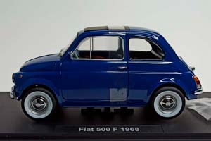 FIAT 500 F 1968 BLUE 1:12 KK SCALE — фото 2
