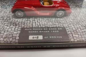 ALFA ROMEO 6C CORSA SPIDER 1939 MINICHAMPS 1:43 — фото 3