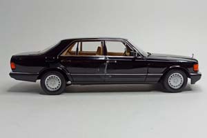MERCEDES 560 SEL (W126) 1989 BLACK NOREV 1:18 — фото 9
