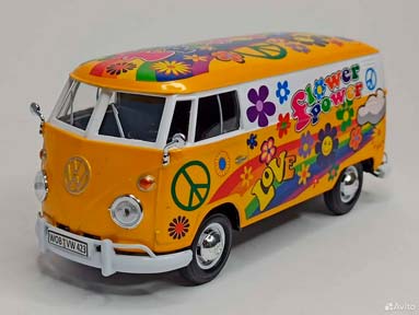 VW VOLKSWAGEN BUS T1 TYPE 2 MOTOR MAX 1:24