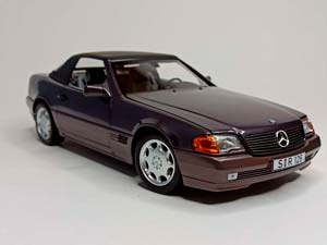 MERCEDES 500 SL (R129) W129 1989 NOREV 1:18 — фото 3