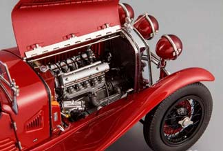 ALFA ROMEO 6C 1750 GS-1930 CMC 1:18 — фото 9