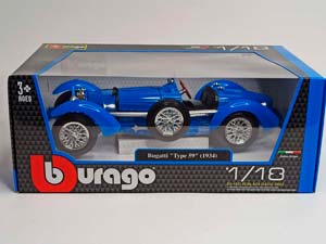 BUGATTI TYPE 59 (1934) BBURAGO 1:18 — фото 10