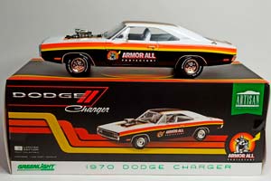 DODGE CHARGER 1970 BLOWN ENGINE 1:18 GREENLIGHT — фото 10