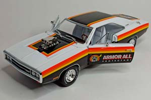 DODGE CHARGER 1970 BLOWN ENGINE 1:18 GREENLIGHT — фото 3