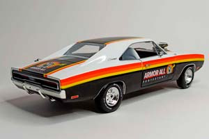 DODGE CHARGER 1970 BLOWN ENGINE 1:18 GREENLIGHT — фото 6