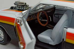 DODGE CHARGER 1970 BLOWN ENGINE 1:18 GREENLIGHT — фото 2