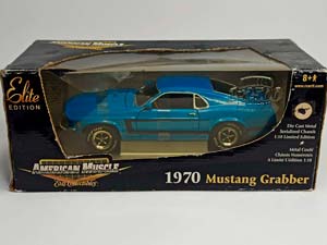 FORD MUSTANG GRABBER 1970 ERTL 1:18 — фото 10