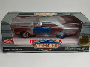 PLYMOUTH GTX HEMI 426 1969 ERTL 1:18 — фото 10