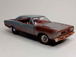 PLYMOUTH GTX HEMI 426 1969 ERTL 1:18 — фото 7