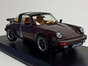 PORSCHE 911 TURBO TARGA 1987 NOREV 1:18 — фото 9