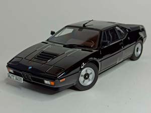 BMW M1 (E26) 1980 BLACK NOREV 1:18 — фото 3