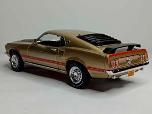 FORD MUSTANG MACH1 1969 AUTOWORLD 1:18 — фото 4