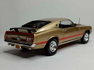 FORD MUSTANG MACH1 1969 AUTOWORLD 1:18 — фото 6