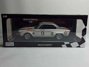 BMW 2800 CS TEAM 24H SPA 1971 MINICHAMPS 1:18 — фото 10
