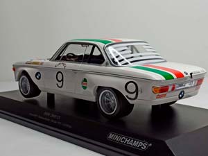BMW 2800 CS TEAM 24H SPA 1971 MINICHAMPS 1:18 — фото 2