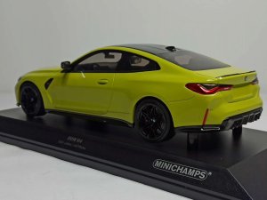 BMW M4 YELLOW (G82) 2020 LIMITED 1:18 MINICHAMPS — фото 2