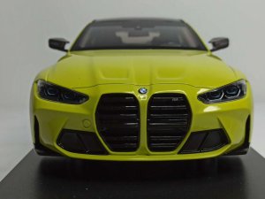 BMW M4 YELLOW (G82) 2020 LIMITED 1:18 MINICHAMPS — фото 7