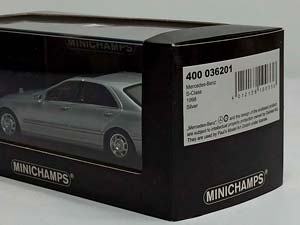 MERCEDES S CLASS W220 MINICHAMPS 1:43 — фото 10