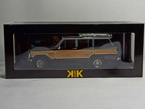 JEEP GRAND WAGONEER 1989 BLACK 1:18 KK SCALE — фото 10