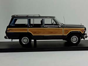 JEEP GRAND WAGONEER 1989 BLACK 1:18 KK SCALE — фото 6