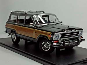JEEP GRAND WAGONEER 1989 BLACK 1:18 KK SCALE — фото 7