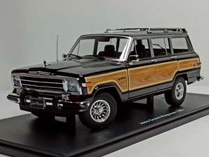 JEEP GRAND WAGONEER 1989 BLACK 1:18 KK SCALE