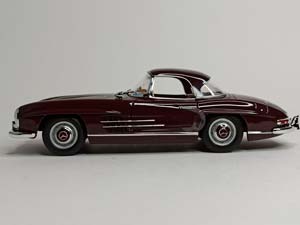 MERCEDES 300 SL ROADSTER 1957 NOREV 1:18, БОРДОВЫЙ — фото 5
