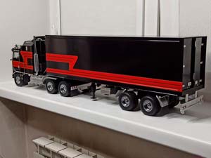 KENWORTH K100 AERODYNE-1976 +ПРИЦЕП 1:18 — фото 4
