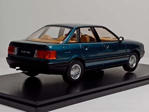 AUDI 80 (B3) 1989 BLUE-GREEN 1:18 — фото 5