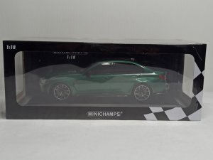 BMW M3 SEDAN 2020 (G80) GREEN 1:18 MINICHAMPS — фото 9
