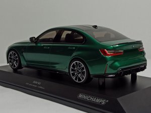 BMW M3 SEDAN 2020 (G80) GREEN 1:18 MINICHAMPS — фото 2