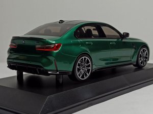 BMW M3 SEDAN 2020 (G80) GREEN 1:18 MINICHAMPS — фото 4