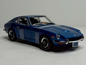 DATSUN (NISSAN) 240 Z 1971 BLUE 1:18 MAISTO — фото 7