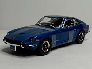 DATSUN (NISSAN) 240 Z 1971 BLUE 1:18 MAISTO — фото 9