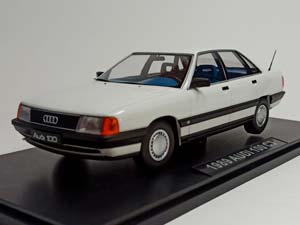 AUDI 100 C3 1989 WHITE 1:18 — фото 9