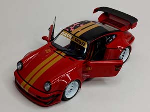 PORSCHE 911 RWB RED SACURA 2021 SOLIDO 1:18 — фото 9