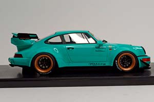 PORSCHE RWB TIFFANY 2015 GT SPIRIT 1:18 — фото 6