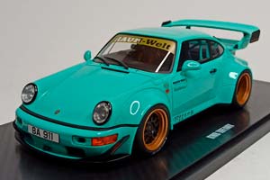 PORSCHE RWB TIFFANY 2015 GT SPIRIT 1:18 — фото 9