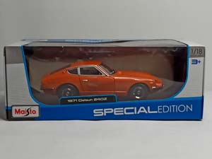 DATSUN (NISSAN) 240Z 1971 ORANGE 1:18 MAISTO — фото 10