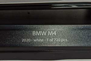 BMW M4 -2020 (G82) WHITE 1:18 MINICHAMPS — фото 9