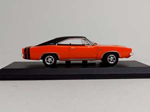 DODGE CHARGER 1968 ORANGE 1:43 GREENLIGHT — фото 6