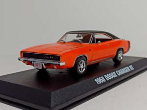 DODGE CHARGER 1968 ORANGE 1:43 GREENLIGHT — фото 9