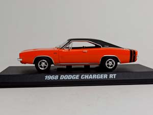 DODGE CHARGER 1968 ORANGE 1:43 GREENLIGHT — фото 2