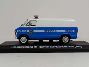 DODGE RAM B250 (NYPD) 1987 GREENLIGHT 1:43 — фото 2